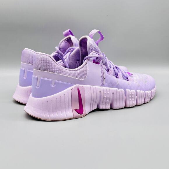 Nike Shoes Womens 11.5 Purple Free Metcon 5 Lace Up Training Athletic Sneakers - Picture 7 of 10